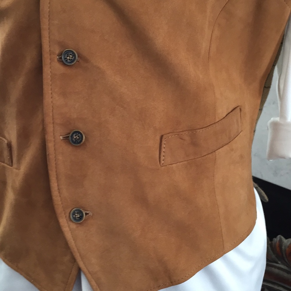 ๐Sale๐๐ฅHolland &Holland London Suede Vintage Vest - Picture 3 of 11